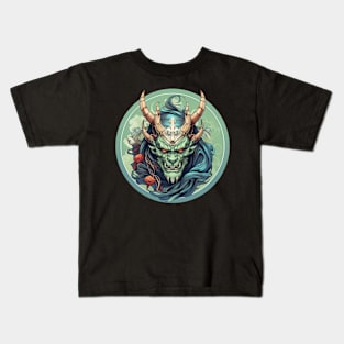 Hannya Ghost Samurai Kids T-Shirt